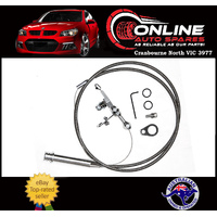 GM 700R-4 Braided Stainless Steel Flexible Kickdown Cable Kit auto transmission 