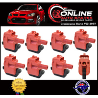 8x Red Ignition Coils Holden Commodore VT VU VX VY VZ WH WK WL V8 SS LS1 LS6 HSV