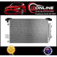 A/C Condenser W/Drier fit Mitsubishi Lancer CJ CF 07-17 2.0L 4B11 2.4L 4B12 4CYL