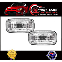 Clear Guard Indicator Modification Upgrade x2 fits Nissan Patrol GQ flasher turn