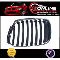 Grille LEFT Black With Chrome Surround fit BMW X5 E53 Wagon 11/00-10/03 grill