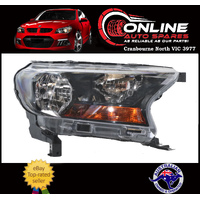 Headlight RIGHT Suit Ford Ranger PX2 2015-18 NEW MANUAL Halogen head light lamp