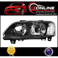 Black Headlight LEFT fit Holden Commodore VE Series 2 SV6 SS head light lamp