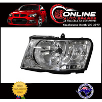 Headlight LEFT fit Nissan Patrol GU Wagon 8/04-12/09 head light lamp lh 