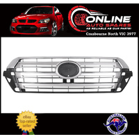 Chrome Grille fit Toyota Landcruiser 200 S3 08/15 ON WITH Camera Type grill