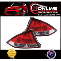 Taillight PAIR fit Ford AU Sedan  CLEAR Indicator XR6 XR8 NEW 98-02 tail light