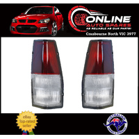 Taillight PAIR Red/Clear fit Ford XD XE XF XG XH Ute / Panel Van tail light lamp