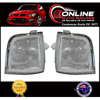 Front Indicator / Parker Light PAIR Chrome Edge Holden Rodeo TF G3/G6 S 91-97   lamp