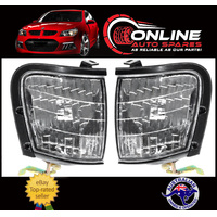 Holden Rodeo TF Front Corner Indicator Light PAIR CRYSTSAL R7 R9 2/97-6/01 turn