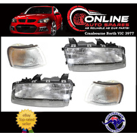 Headlight + Indicator Kit Left+ Right Holden Commodore VN VG VQ 88-92 head light