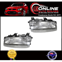 Headlight PAIR Left + Right Holden Commodore VN VG VQ 88-92 head light