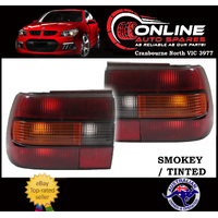 Taillight PAIR fit Holden VN Sedan Tinted /Smokey tail light lamp lens