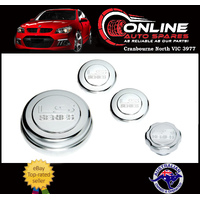 Aluminium Engine Cap Set LS2 + LS3 V8 Oil+ Power Steering  Overflow 6.0 6.2 chev