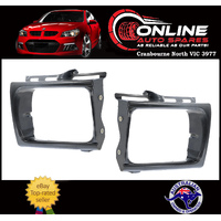 GREY Headlight Surround PAIR fit Toyota Hilux 4 Runner LN RN YN 11/91 - 9/97