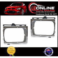 CHROME Headlight Surround PAIR fit Toyota Hilux 4 Runner LN RN YN 11/91 - 9/97