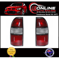 Taillight PAIR fit Toyota Landcruiser Prado 90 95 Series 96-99 RED/WHITE tail   lamp