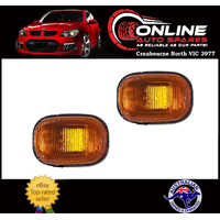 Side Guard Indicator Light PAIR fit Toyota RAV4 SXA10 SXA11 94-00 AMBER turn    signal