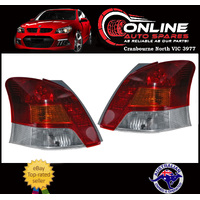 Taillight PAIR fit Toyota Yaris NCP90 Hatch 8/08-7/11 NEW tail light lamp lh rh