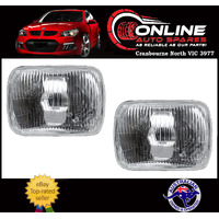 SEMI - SEALED Headlights PAIR 7x5" Rectangle fit Toyota Hiace RZH/LH 89-05 